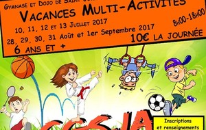 Stage Multi activités Eté 2017