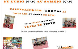 Séances Photos - Calendrier