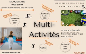 Multi activités 2023-2024
