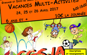 Stage multi-activités des vacances d'Avril 2017