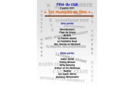 Fête du club - 2 juillet 2011