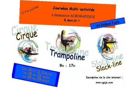 Journées Multi Activités - Été 2014