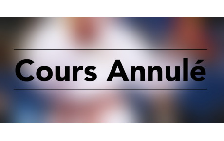 Annulation de cours