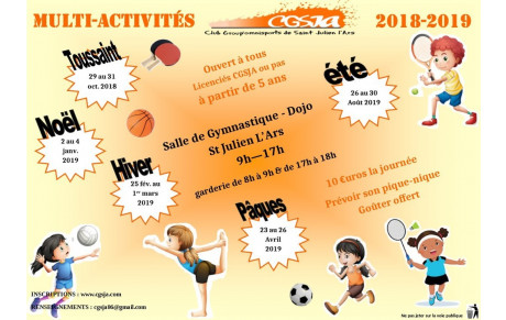 Multi- Activités Août 2019