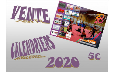 Calendrier 2020